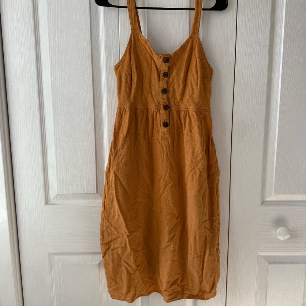 Mustard Yellow Short Dress